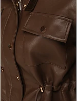 Kurtka damska z brązowa model 22084548 - FashionStreet Kurtka damska z brązowa model 22084548 - FashionStreet