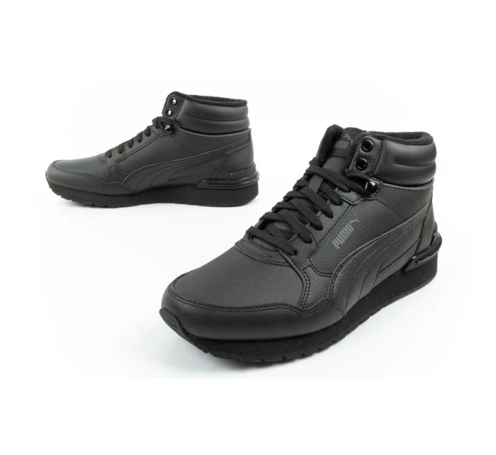 Puma ST Runner v4 Mid sportovní boty pánské kotníkové tenisky černé