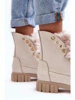 Kožené Dámské Botky S Kožešinou Lewski model 21636300 - Boto Kožené Dámské Botky S Kožešinou Lewski model 21636300 - Boto