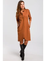 S189 Červené blejzrové šaty