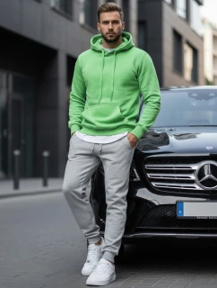 Pánská mikina s kapucí mint FashionStreet BX5082