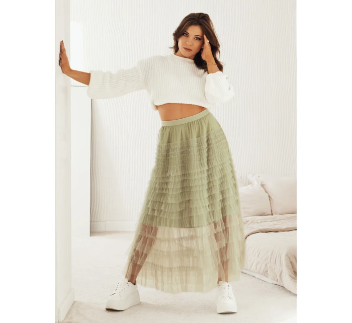 PASTELLA zelená FashionStreet sukně CY0423