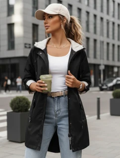 Dámská přechodná bunda parka černá Dstreet model 21975202 - FashionStreet