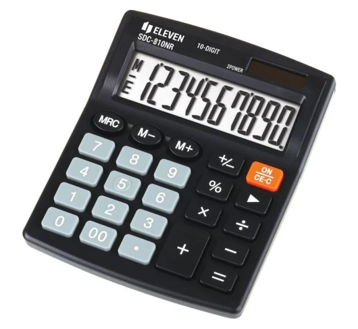 Kancelářská kalkulačka ELEVEN SDC-810NR černá nahrazuje Citizen Kancelářská kalkulačka ELEVEN SDC-810NR černá nahrazuje Citizen