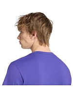 Pánské tričko Essentials Small Logo Single Jersey fialové model 22348373 - ADIDAS Pánské tričko Essentials Small Logo Single Jersey fialové model 22348373 - ADIDAS