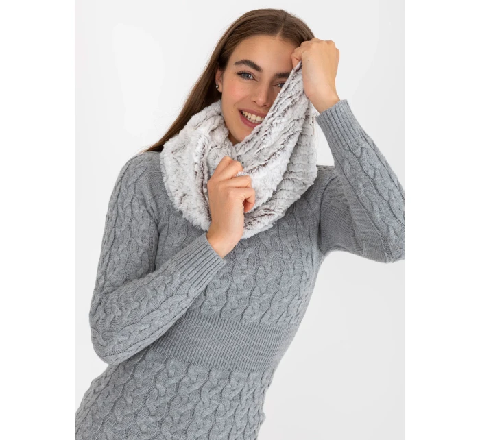 Tunelová šála AT KM model 21370601 bílá - FPrice Tunelová šála AT KM model 21370601 bílá - FPrice