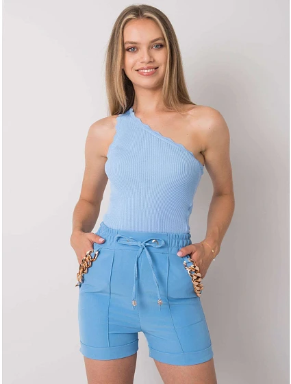 Šortky DHJ SN model 15733908 modrá - FPrice Šortky DHJ SN model 15733908 modrá - FPrice