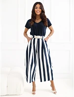 Spodnie IT SP model 22133171 biało granatowy - FPrice