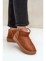 Dámské sněhule na platformě D.Franklin DFSH370010 Hnědé