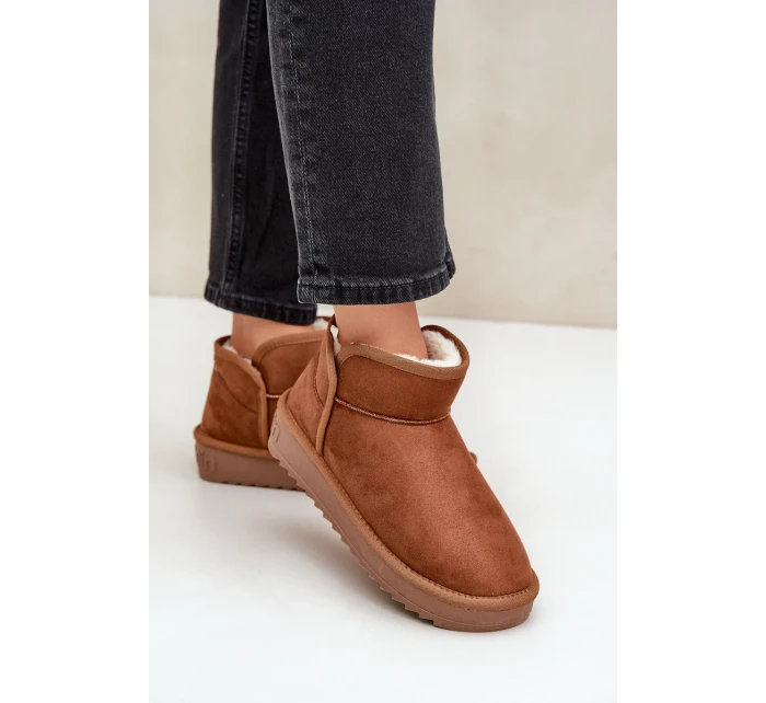 Dámské sněhule na platformě D.Franklin DFSH370010 Hnědé