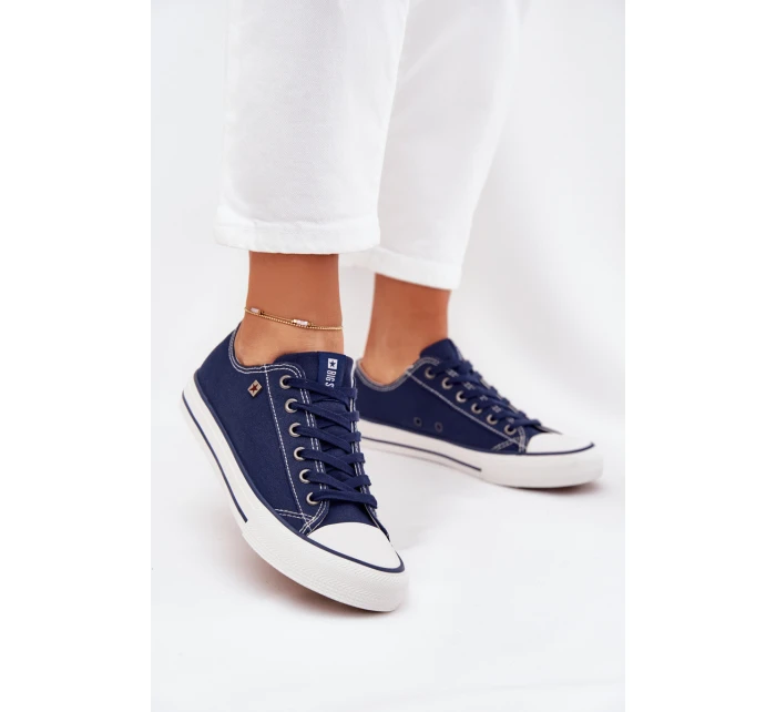 Dámské nízké tenisky Big Star – tmavě modré Dámské nízké tenisky Big Star – tmavě modré
