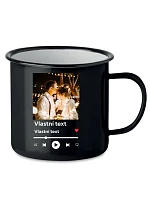 Personalizovaný retro plecháček s motivem přehrávače Personalizovaný retro plecháček s motivem přehrávače
