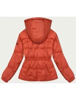 Dámská zimní prošívaná bunda korálová model 21896479 - Good looking