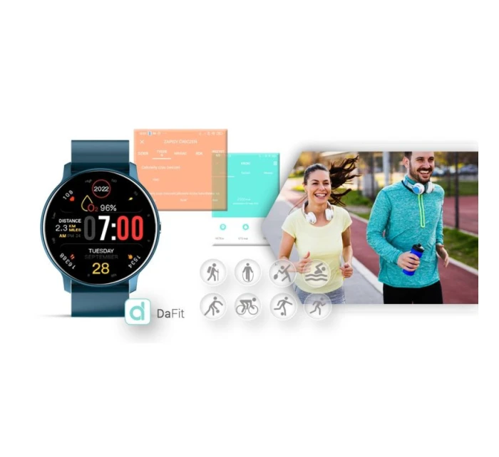 GIEWONT Blue GW120-4 Smartwatch GIEWONT Blue GW120-4 Smartwatch