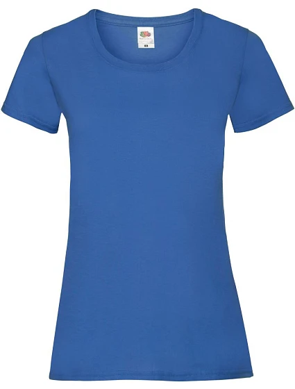 Fruit of the Loom Lady-Fit Valueweight T Dámské tričko 16.1372 royal blue Fruit of the Loom Lady-Fit Valueweight T Dámské tričko 16.1372 royal blue