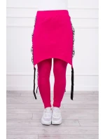Kalhoty/oblek s nápisem selfie fuchsiová Kalhoty/oblek s nápisem selfie fuchsiová