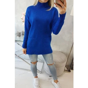 Svetr s chrpovým límcem Svetr s chrpovým límcem