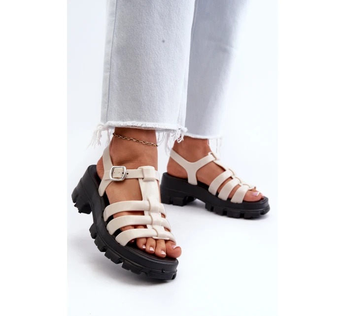 Dámské Sandály  Bežové model 21661721 - Zaxy