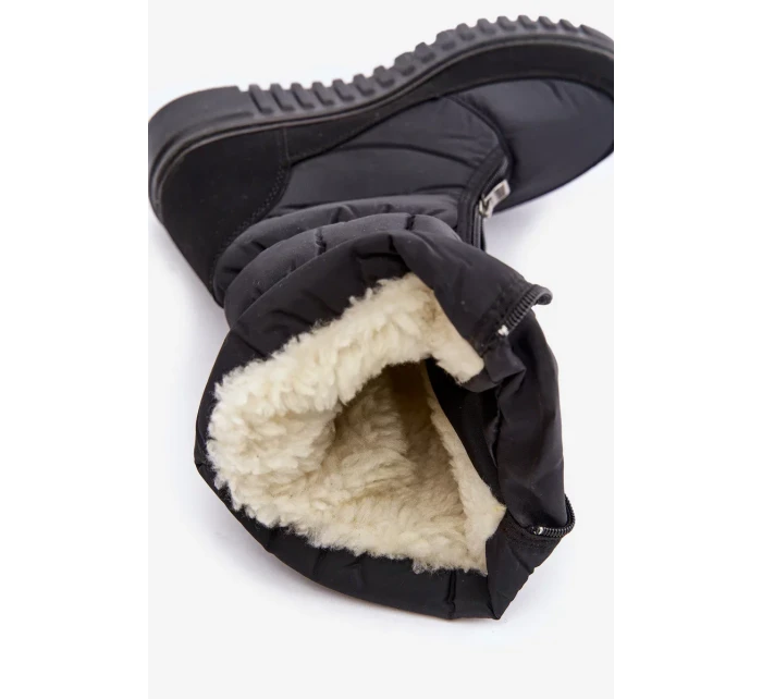 Teplé Sněhule Dámské Progress Černé