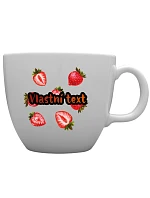 Personalizovaný MEGA XXL keramický hrnek 1 000 ml s letním ovocem Personalizovaný MEGA XXL keramický hrnek 1 000 ml s letním ovocem