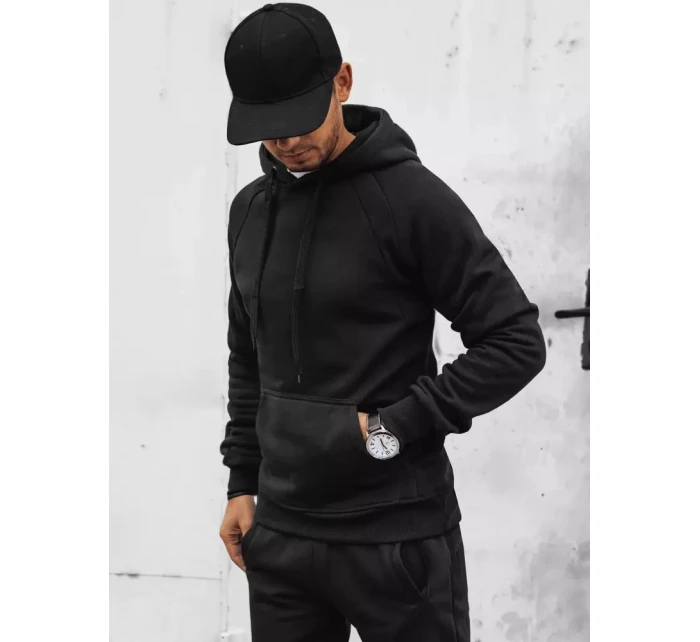 FashionStreet černá pánská tepláková souprava AX0627 FashionStreet černá pánská tepláková souprava AX0627