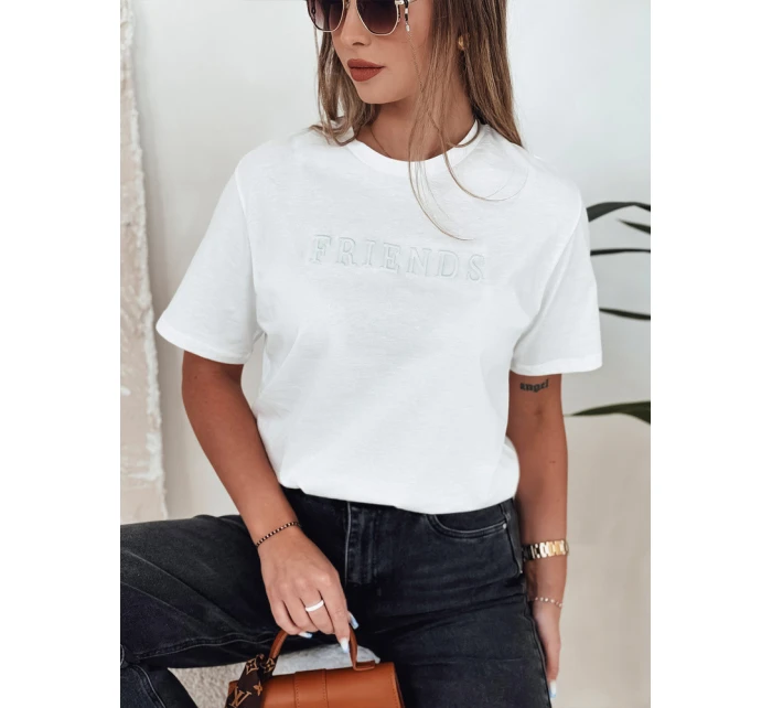 Dámské tričko FRIENDS ecru FashionStreet RY2574