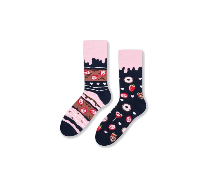 Asymetrické pánské ponožky More 079 Srdce 39-46