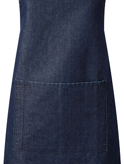 Premier PR 154 Zástěra s laclem a kapsou na břiše "Colours" 39.0154 indigo denim