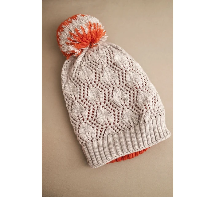 Fleecová čepice Marta K231 ecru