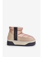 Nízké Sněhule Na Silné Podešvi D.Franklin Béžové DFSH371010