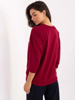 Bluzka RV BZ model 21393121 bordowy - FPrice