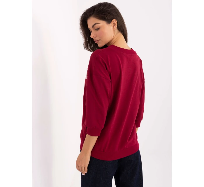 Bluzka RV BZ model 21393121 bordowy - FPrice