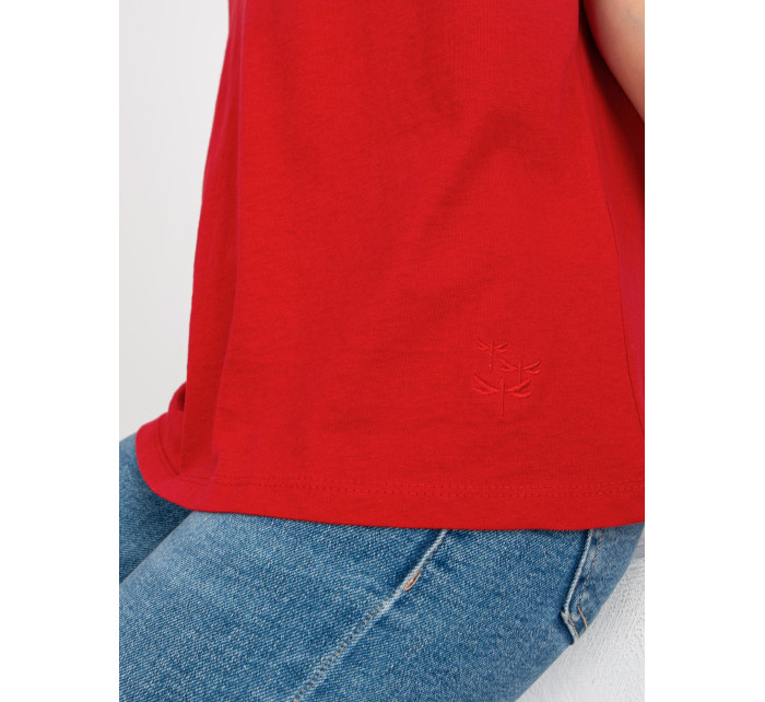 Dámské tričko TW TS 2005.43 tmavě červená - FPrice