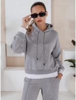 Dámská tepláková souprava SANELIS šedá FashionStreet AY0986