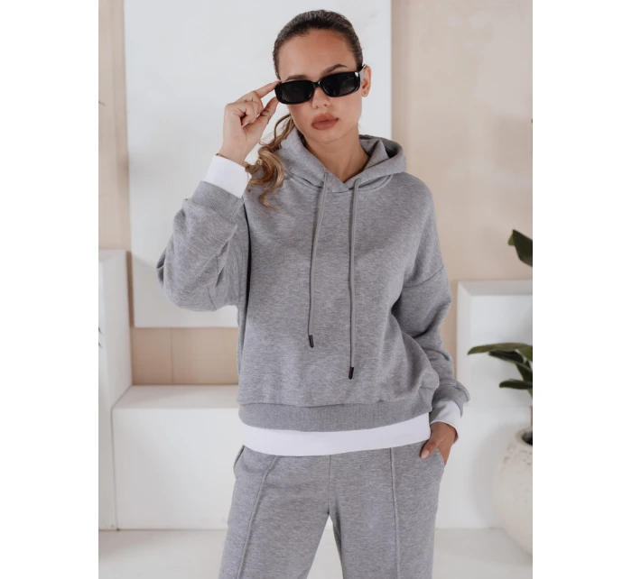 Dámská tepláková souprava SANELIS šedá FashionStreet AY0986