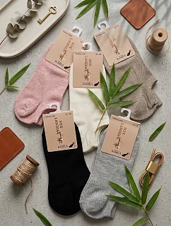 Dámské krátké ponožky 013 Bambus model 20893158 3542 - WiK