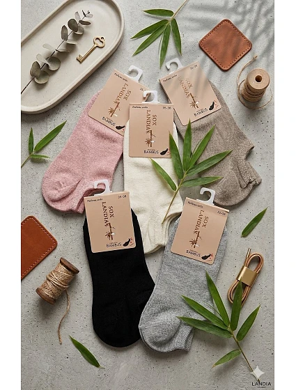 Dámské krátké ponožky 013 Bambus model 20893158 3542 - WiK