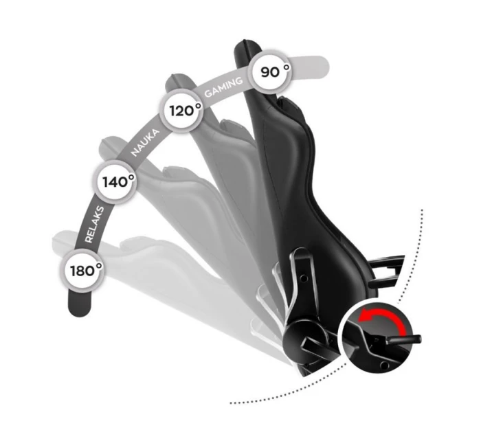 Dětská herní židle  Black model 21325928 - Huzaro