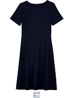 Šaty s krátkým rukávem night blue model 22499925 - NEOBLU Šaty s krátkým rukávem night blue model 22499925 - NEOBLU