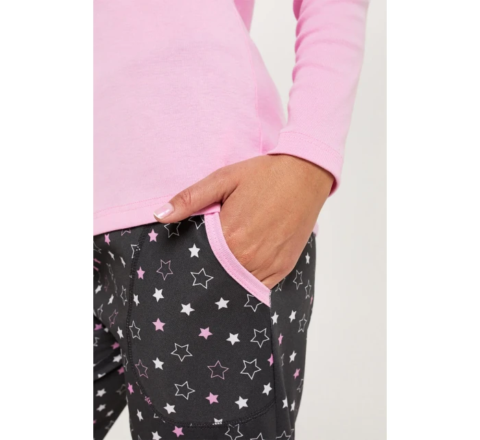 Italská móda Antilia long length sp. barva:růžová/print Italská móda Antilia long length sp. barva:růžová/print