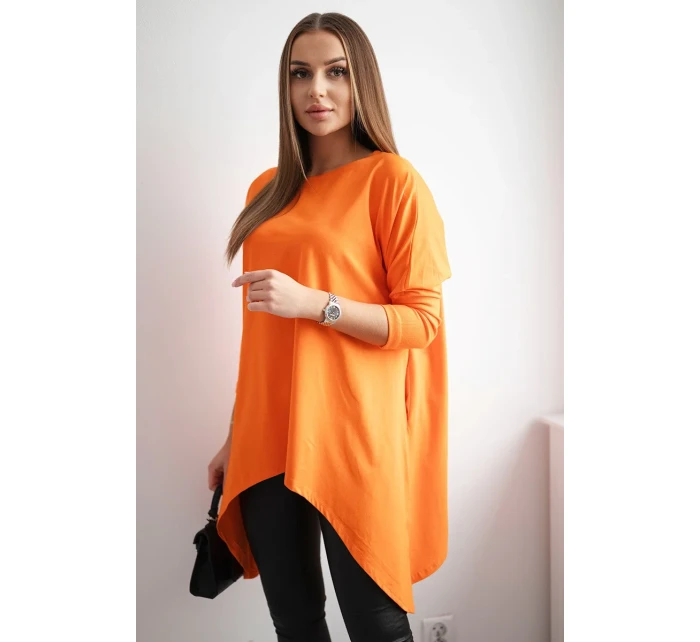 Oversize halenka oranžová