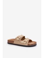 Dámské sandály se zlatými přezkami Fronila Dámské sandály se zlatými přezkami Fronila