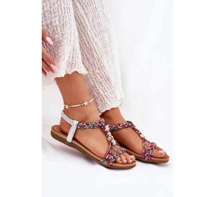 Dámské Ploché Sandály S Pásky A Přezkami  Multikolor model 21693421 - Artiker