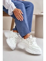 Dámské tenisky na masivní podrážce bílé Nevela Dámské tenisky na masivní podrážce bílé Nevela