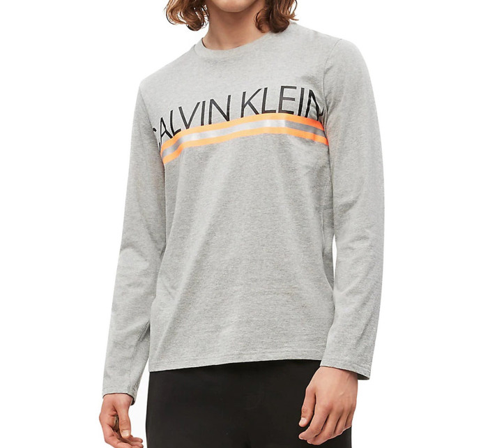 Pánské tričko NM1772E-080 šedá - Calvin Klein