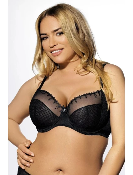 Dámská měkká podprsenka BC model 20487499 Michelle černá - Kinga