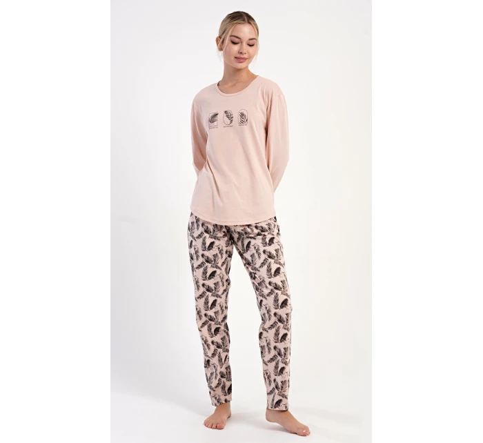 Dámské pyžamo dlouhé model 21745712 - Vienetta Dámské pyžamo dlouhé model 21745712 - Vienetta