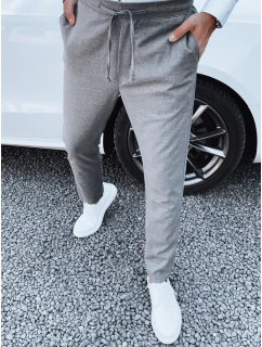Pánské tmavě šedé látkové kalhoty FashionStreet UX4412