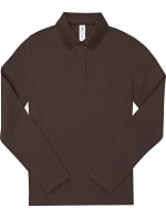 B&C My Polo 180 LSL /women Dámské piqué polo s dlouhým rukávem 01.W462 roasted coffee B&C My Polo 180 LSL /women Dámské piqué polo s dlouhým rukávem 01.W462 roasted coffee