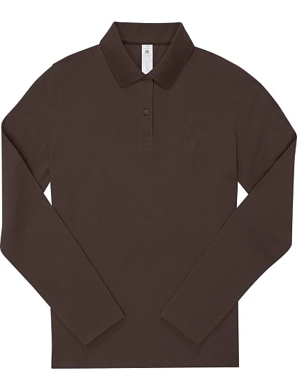 B&C My Polo 180 LSL /women Dámské piqué polo s dlouhým rukávem 01.W462 roasted coffee B&C My Polo 180 LSL /women Dámské piqué polo s dlouhým rukávem 01.W462 roasted coffee